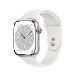 Watch Series 8 Gps + Cellular 45mm Silver Aluminium Case With White Sport Band Regular