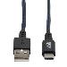 HEAVY-DUTY USB-A TO USB-C CBL M/M USB2 ARAMID FIBERS GRY 1.8 M
