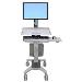 Workfit C Sit Stand Workstation For Single LCD Monitor Ld With Mobile Cart Base ( Two-tone Grey )