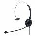 Headset Single-sided On-ear Design w/Adjustable Microphone - Mono - USB - Black