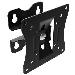 Led And LCD Tv Low Cost Adjustable Wall Mount Bracket For Up To 15kg / 19in Screens Black