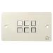 Uk6 Button Keypad Controller Rs232/ir Ports 3c LEDs Al Face